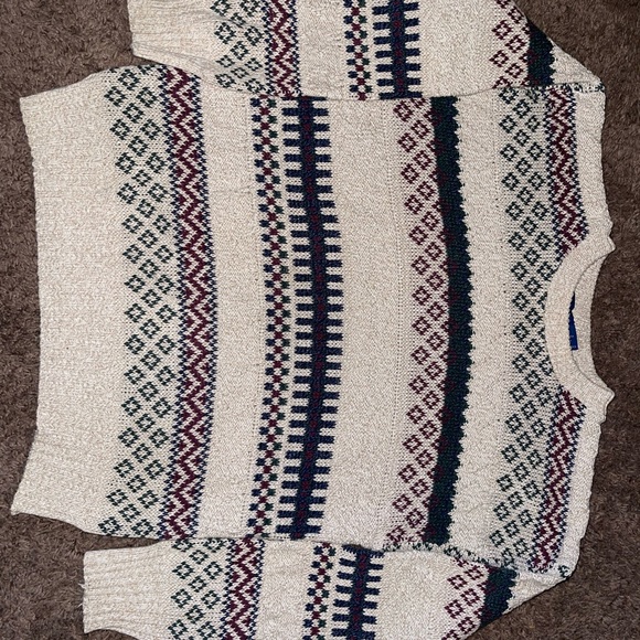 Vintage Sweater Cambridge Classics Mervyns. 100% Cotton. Size L. Made in USA. - Picture 2 of 6